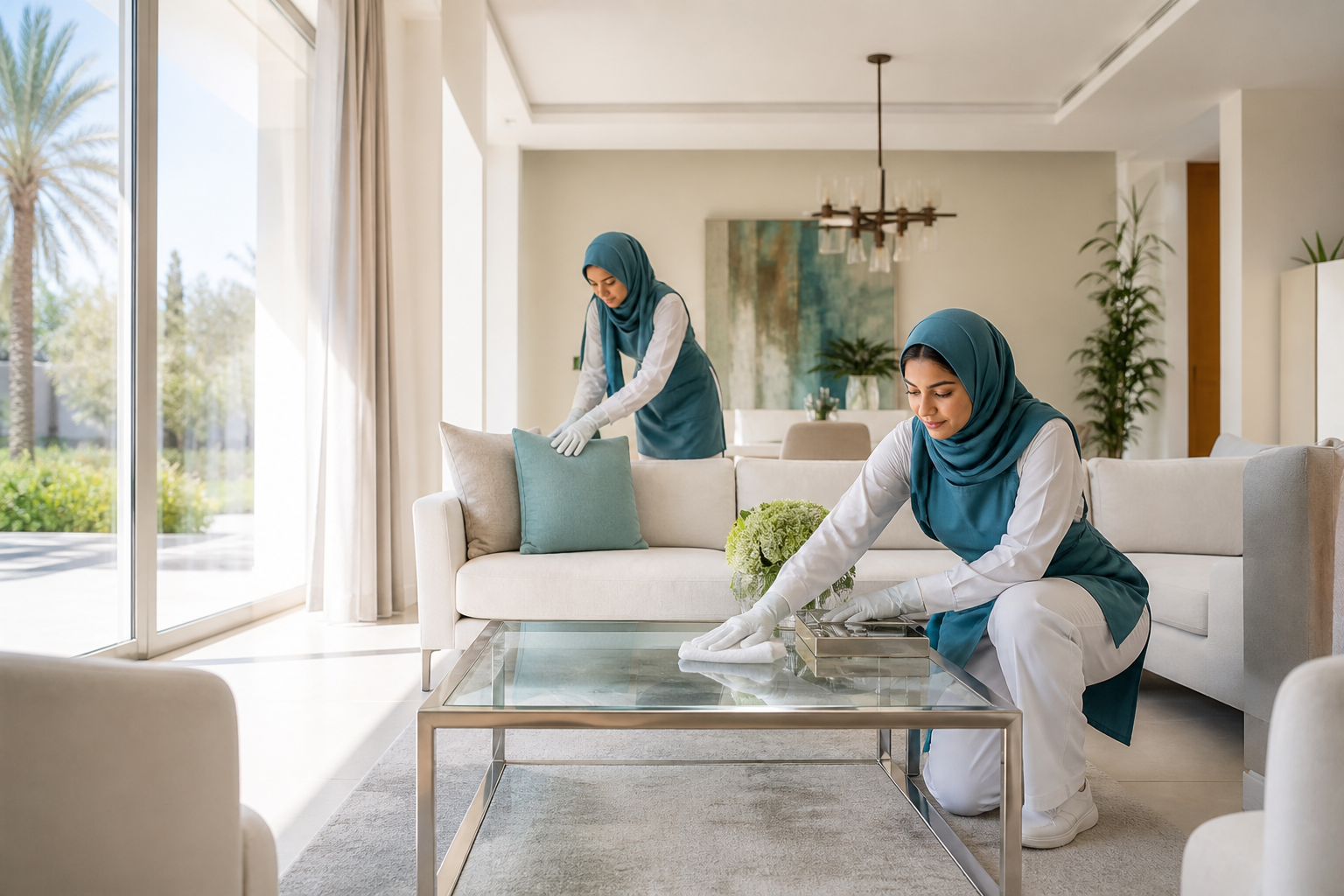 فريق CLEANOVA لخدمات التنظيف